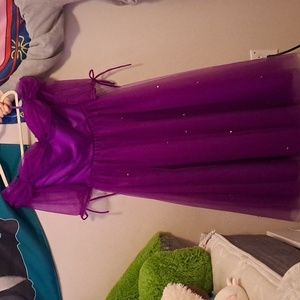 Purple prom dress